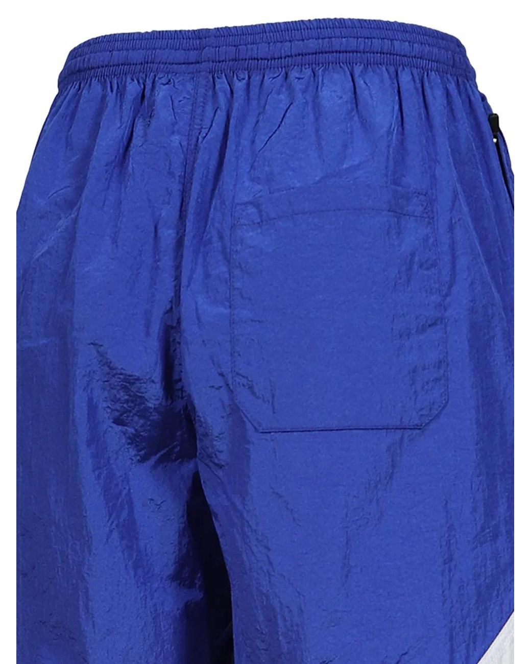 PRAYING Blue Short À Logo Imprimé