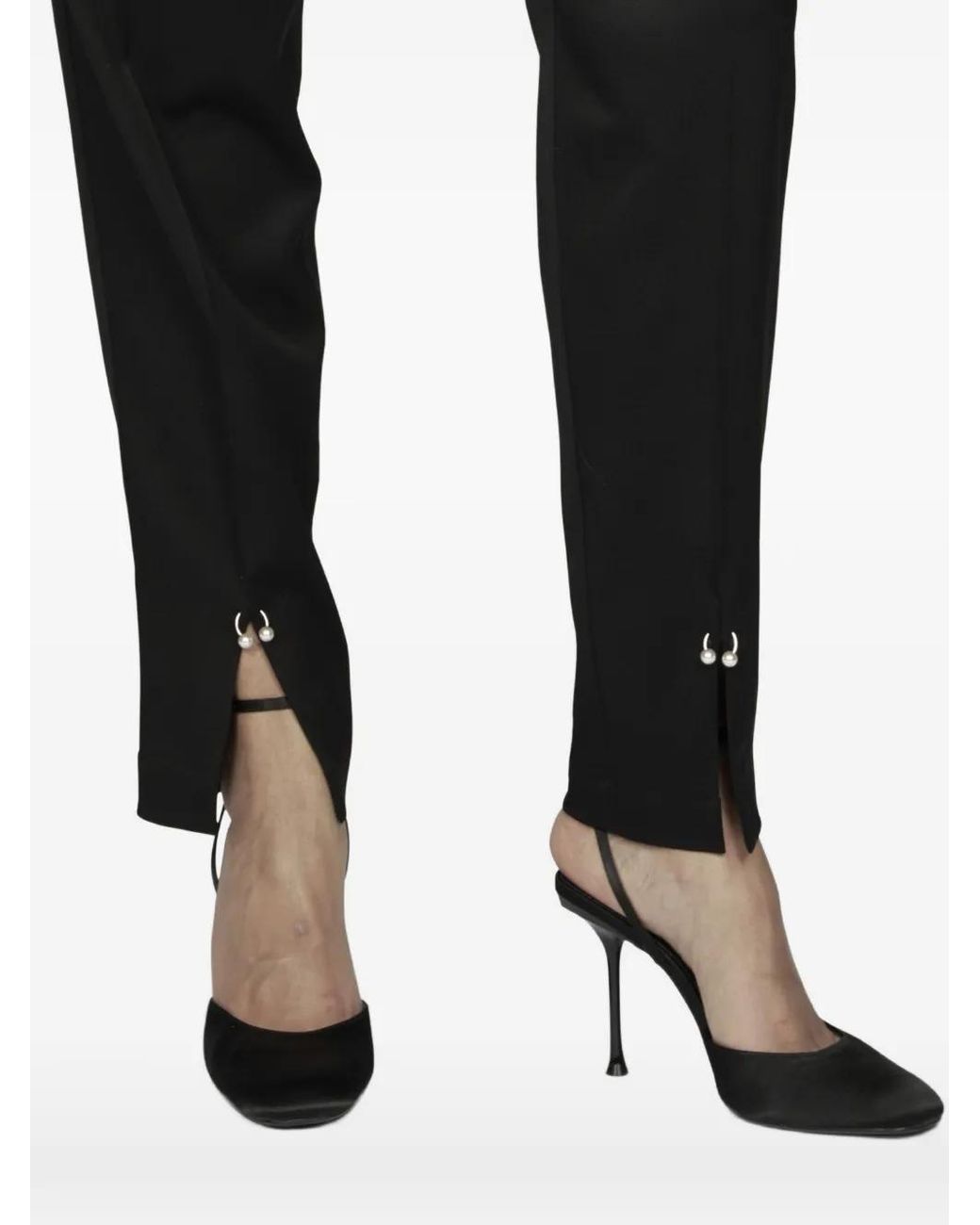 Mia Peculiar Blue Wool Tailored Trousers