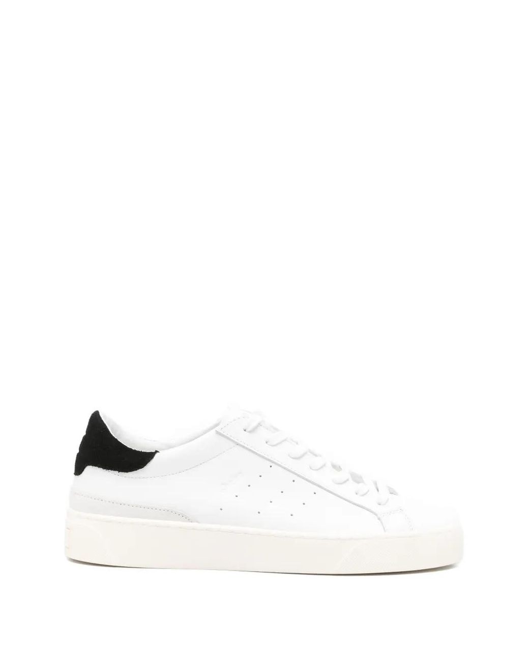 Date White Baskets Sonica En Cuir À Lacets for men