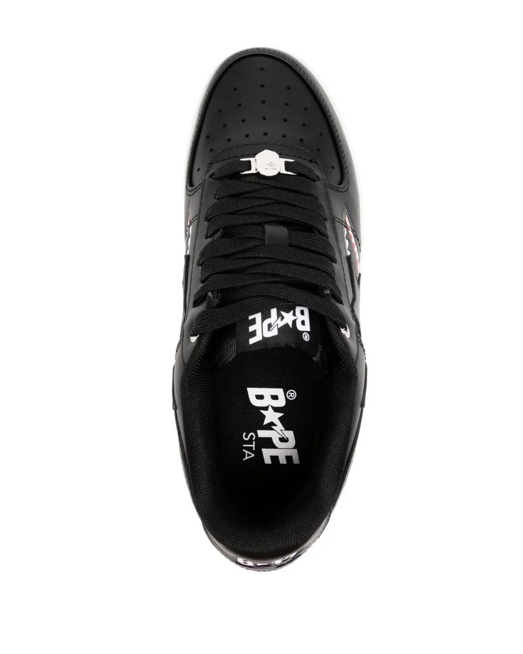 A Bathing Ape Black Sta Shark M2 Sneakers for men