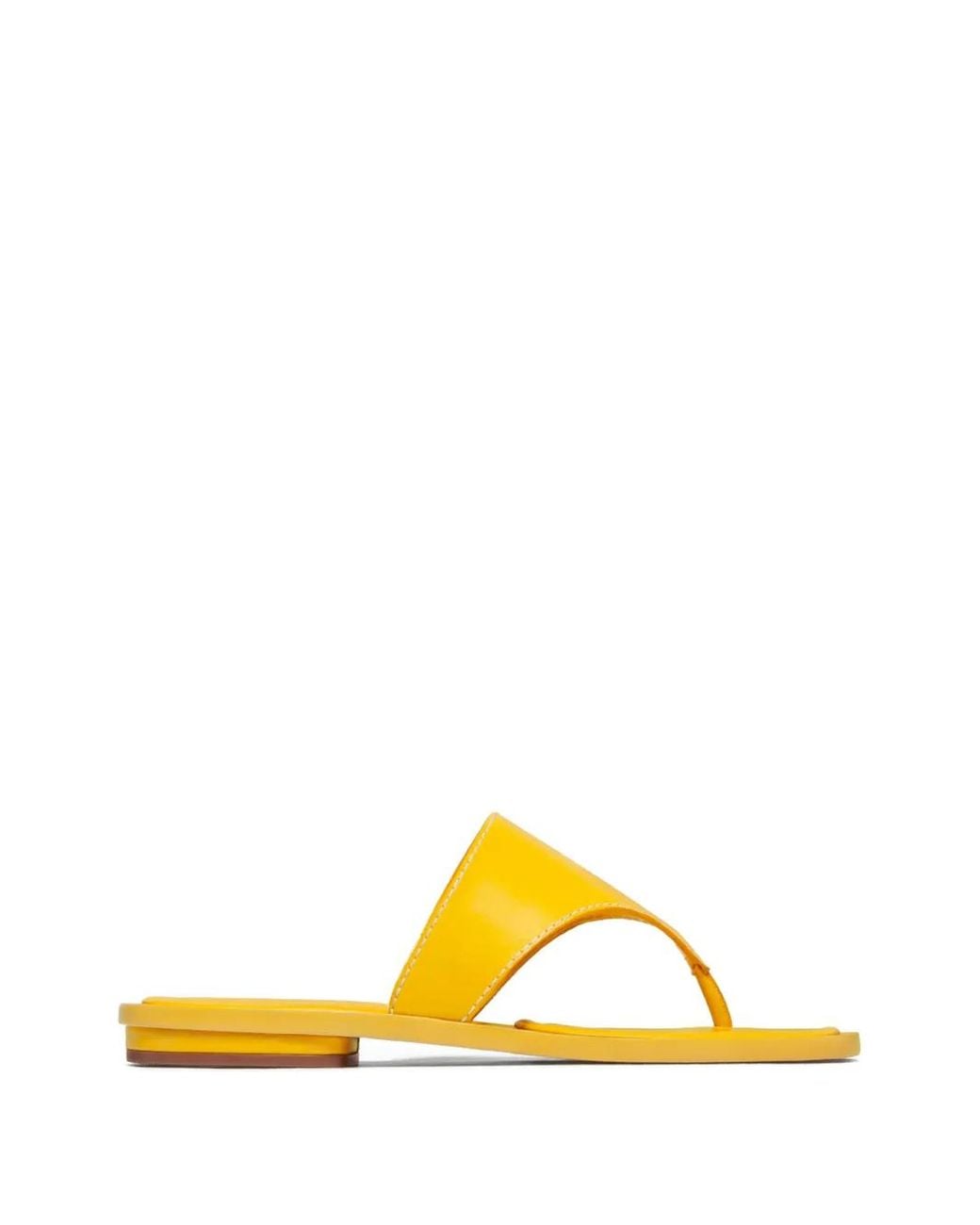 Bernardo Yellow Agora Thong-Strap Sandals