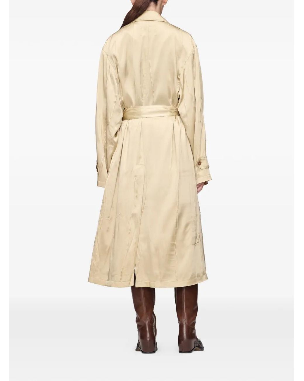 Maison Margiela Natural Bonded Creases Trench Coat