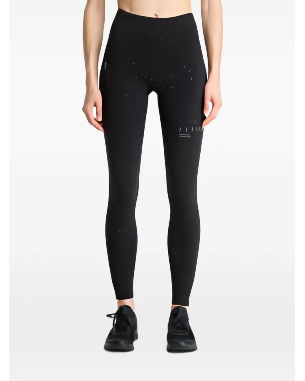 On Shoes Blue Performance Tights Lumos