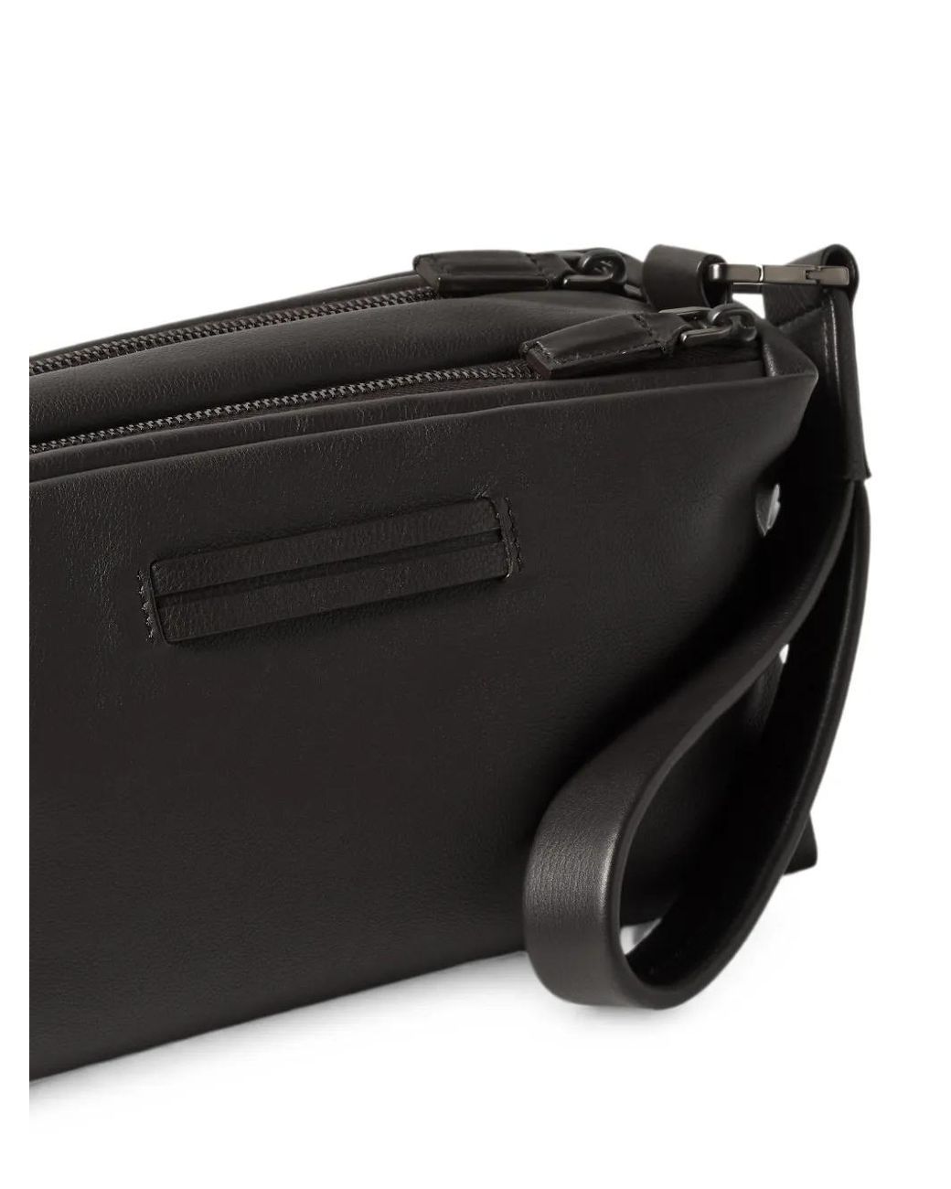 Zegna Black Softy Secondskin Dark Bag for men