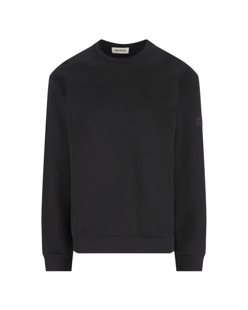 Premiata Black Crew-Neck Sweatshirt for men