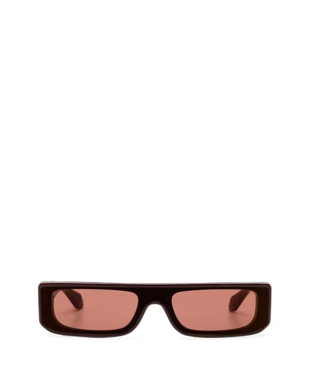 Alaïa Pink Rectangle-Frame Sunglasses