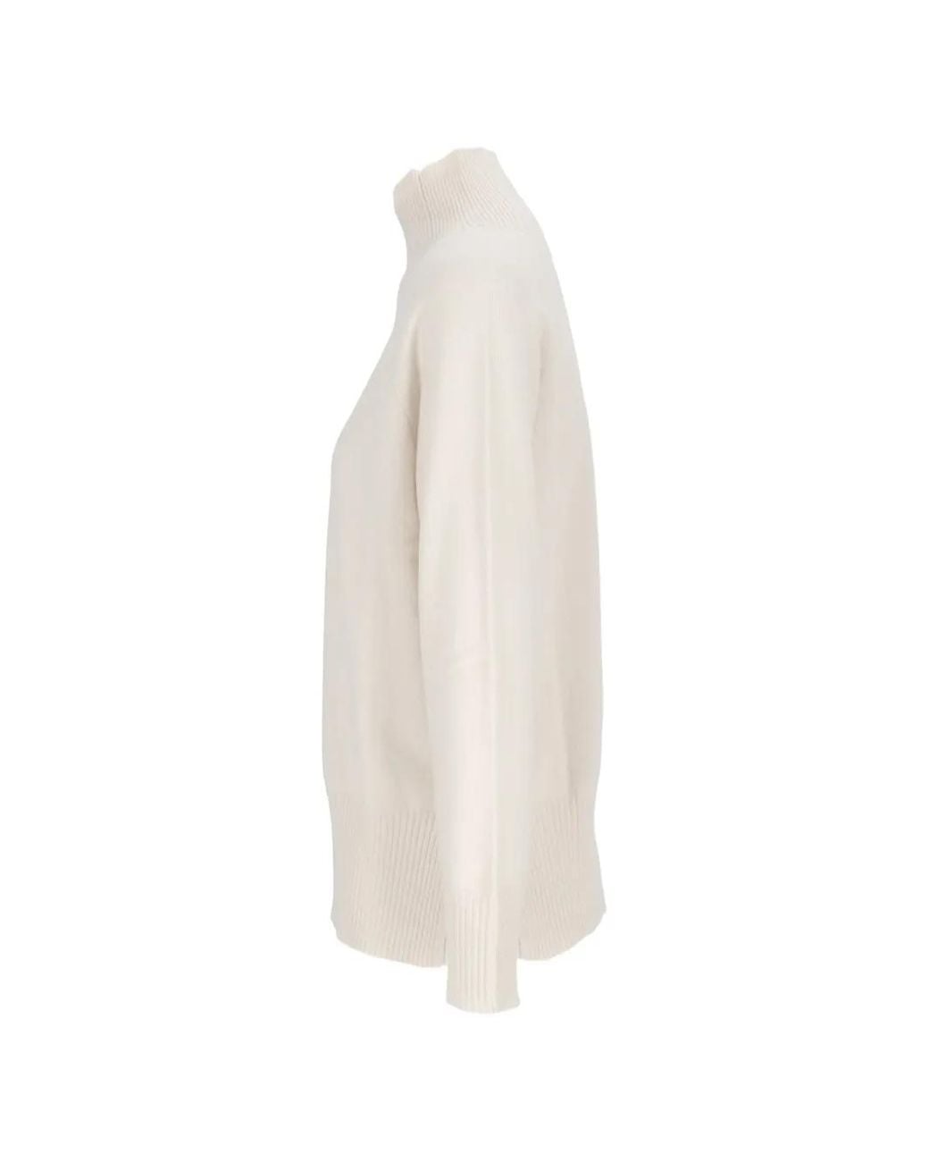 Kangra White Turtleneck Sweater