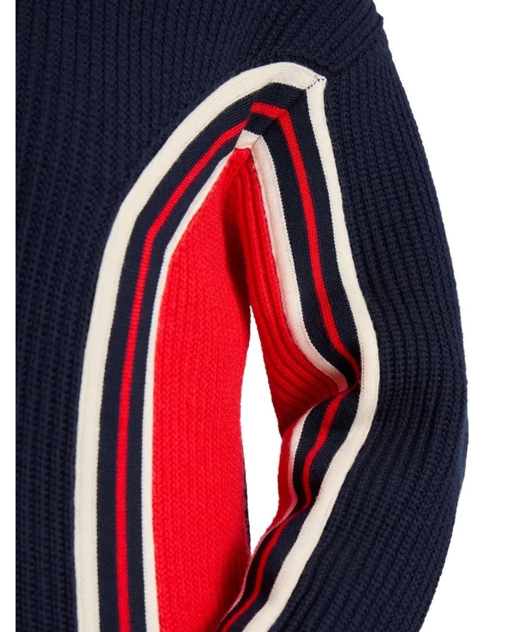 Fusalp Blue Mirala Colour-Block Sweater