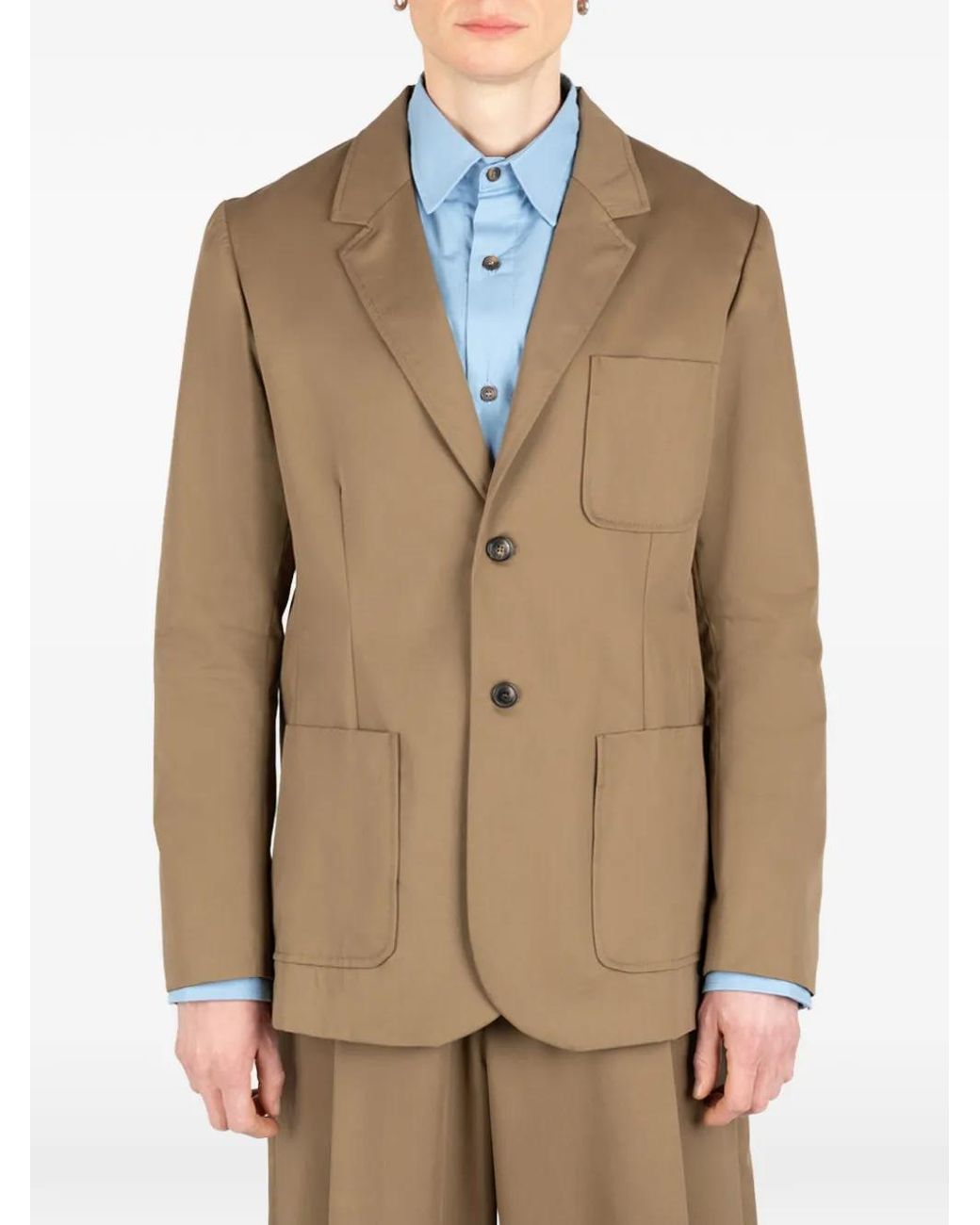 Societe Anonyme Natural Patch-Pocket Jacket for men
