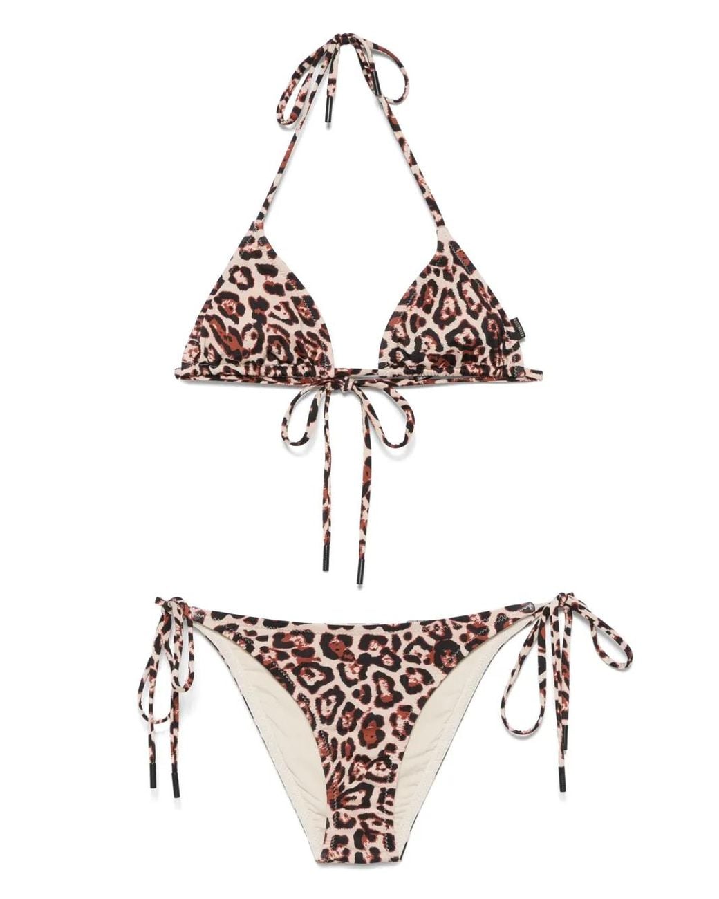 Goldbergh White Animal-Print Bikini Set