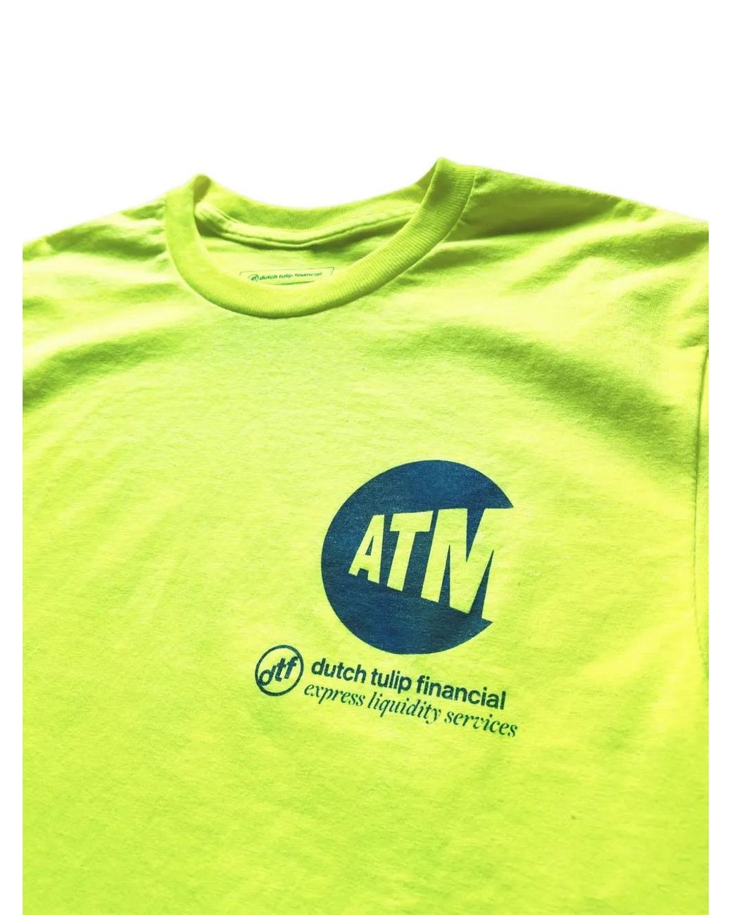DTF.NYC Green Atm Crew-Neck T-Shirt for men