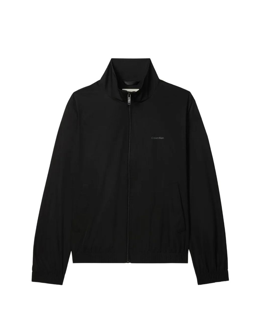 Calvin Klein Black Veste Zippée À Logo Imprimé for men
