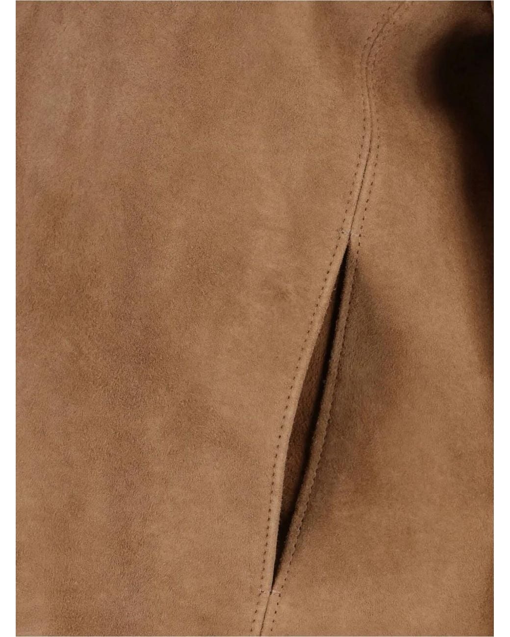 Low Classic Brown Suede Jacket