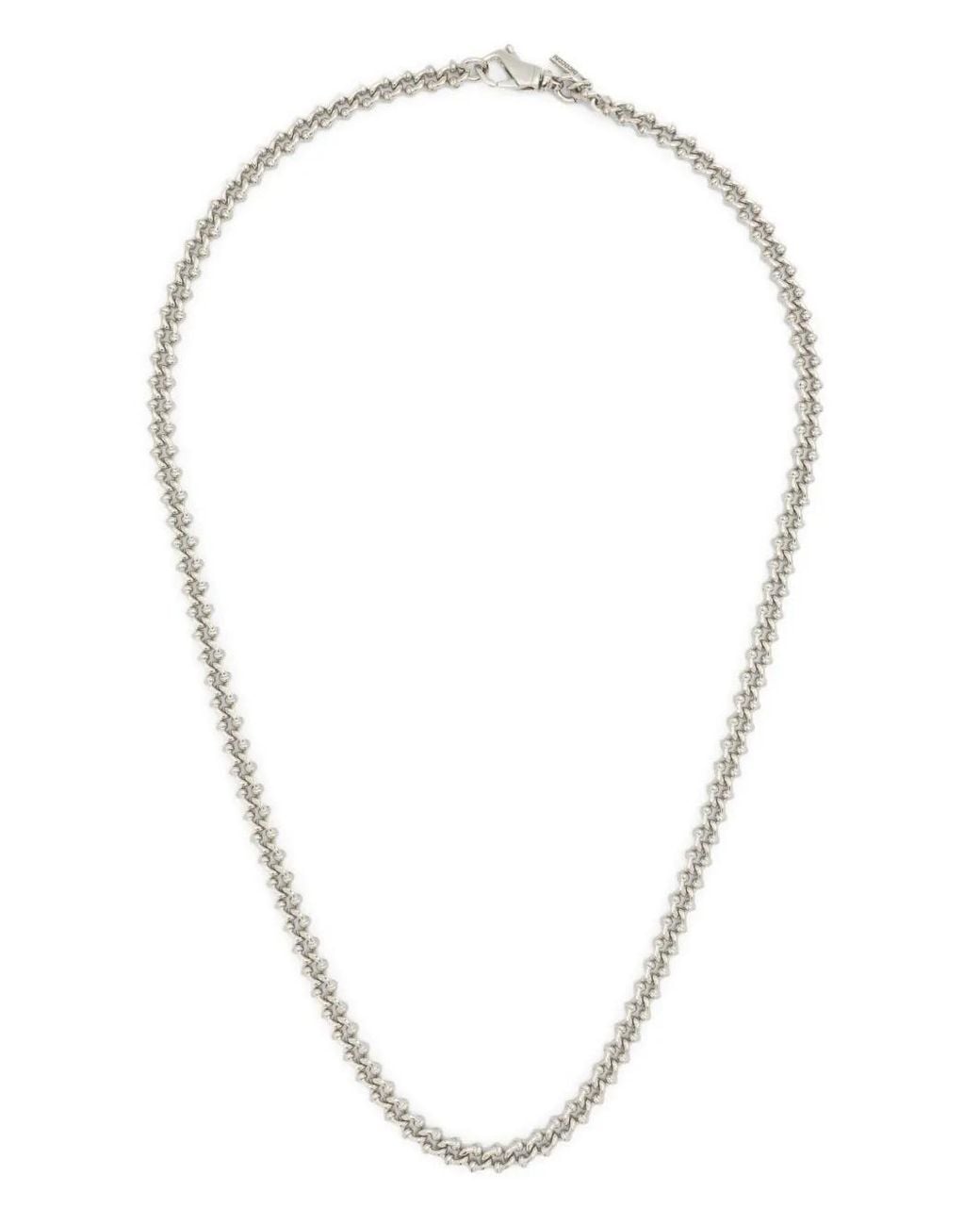 Emanuele Bicocchi Metallic Knot Chain Necklace