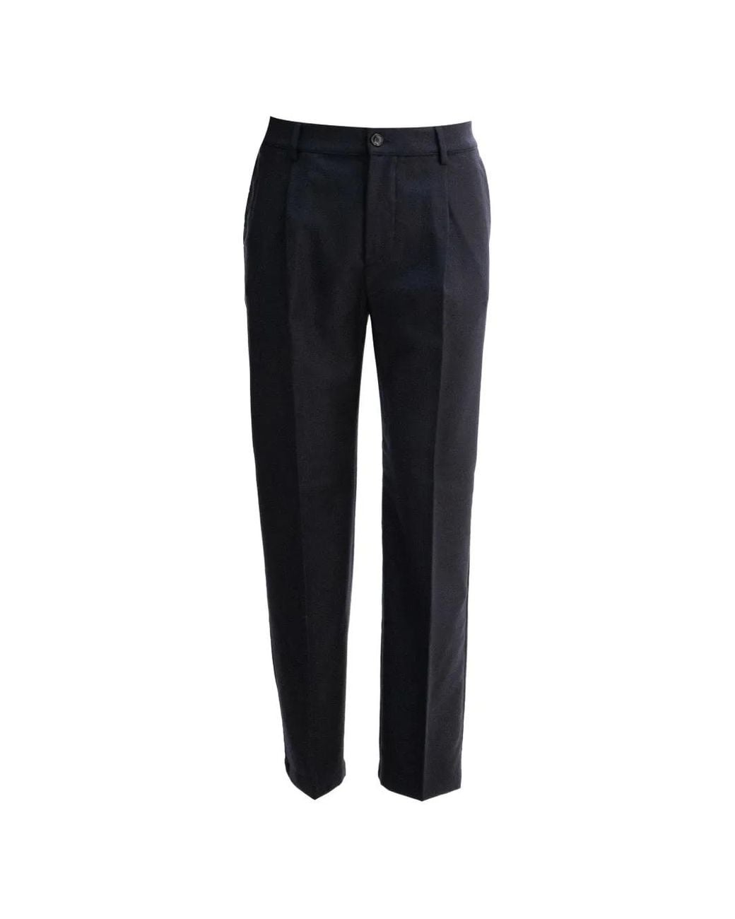 Cruna Blue Belleville Pleated Trousers for men