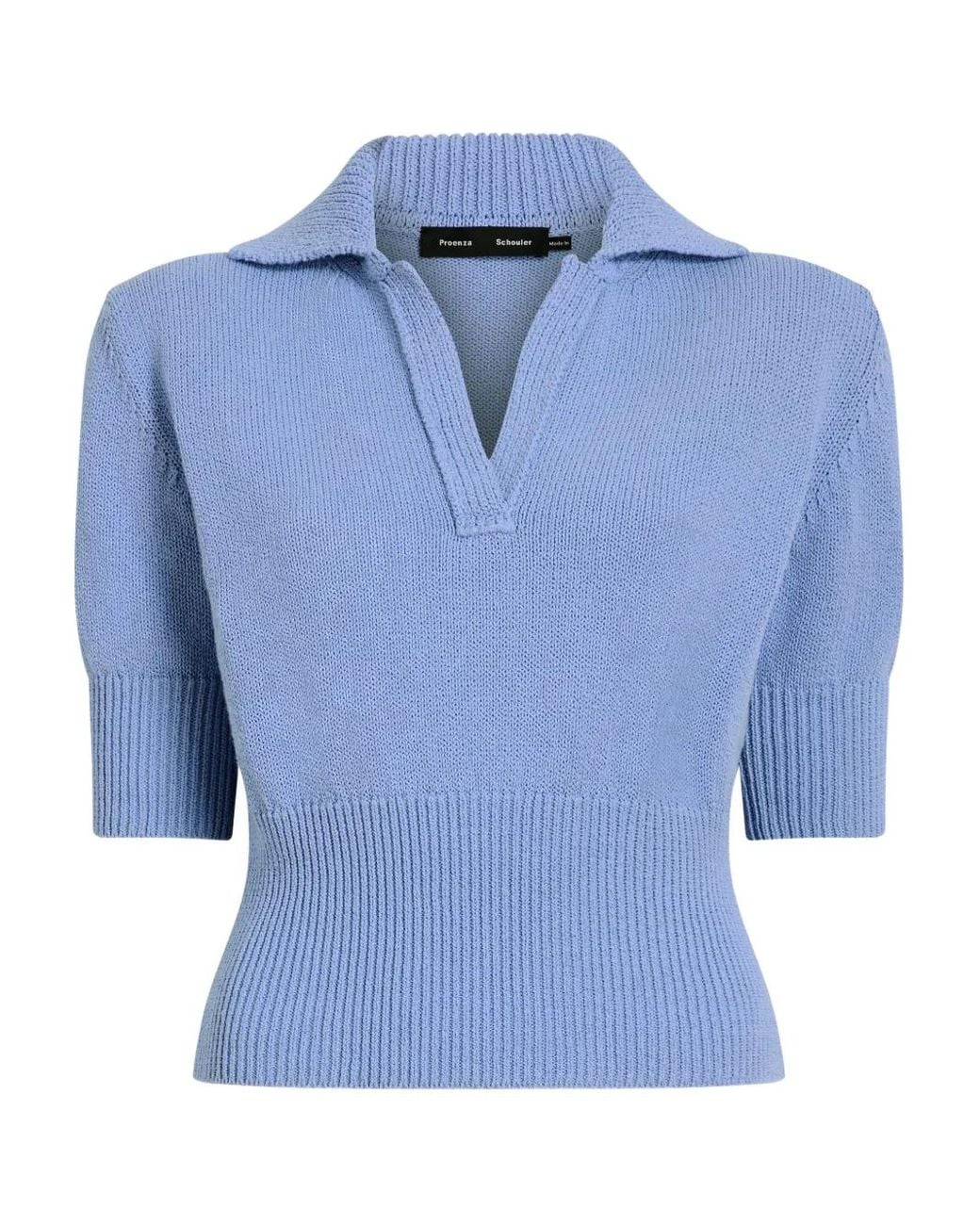 Proenza Schouler Blue Reeve Knit Top