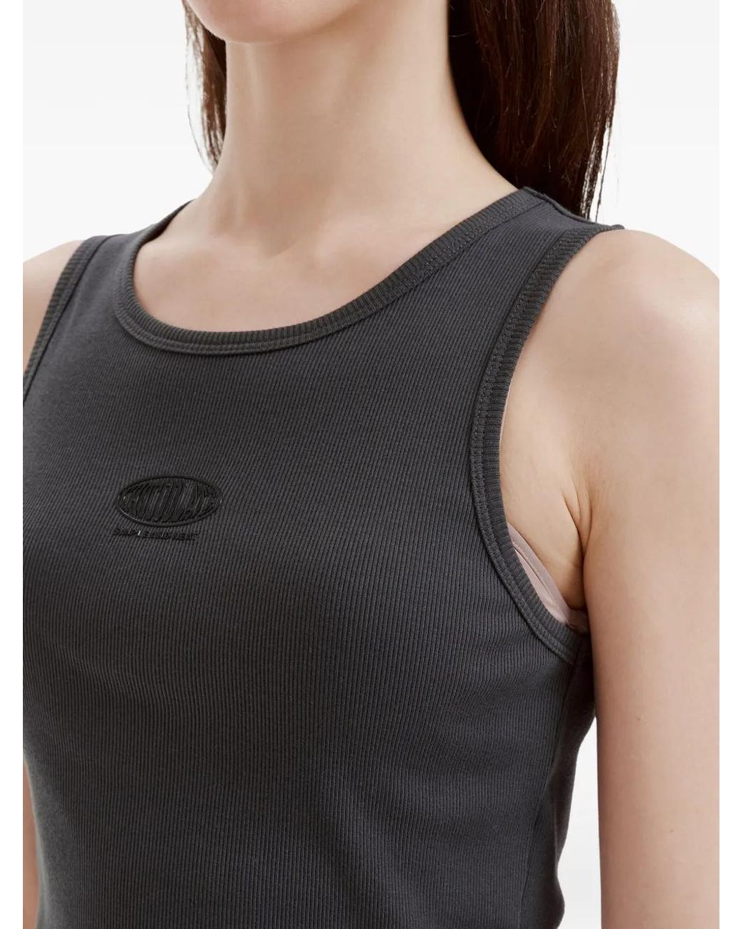 Chocoolate Black Haut À Logo Brodé