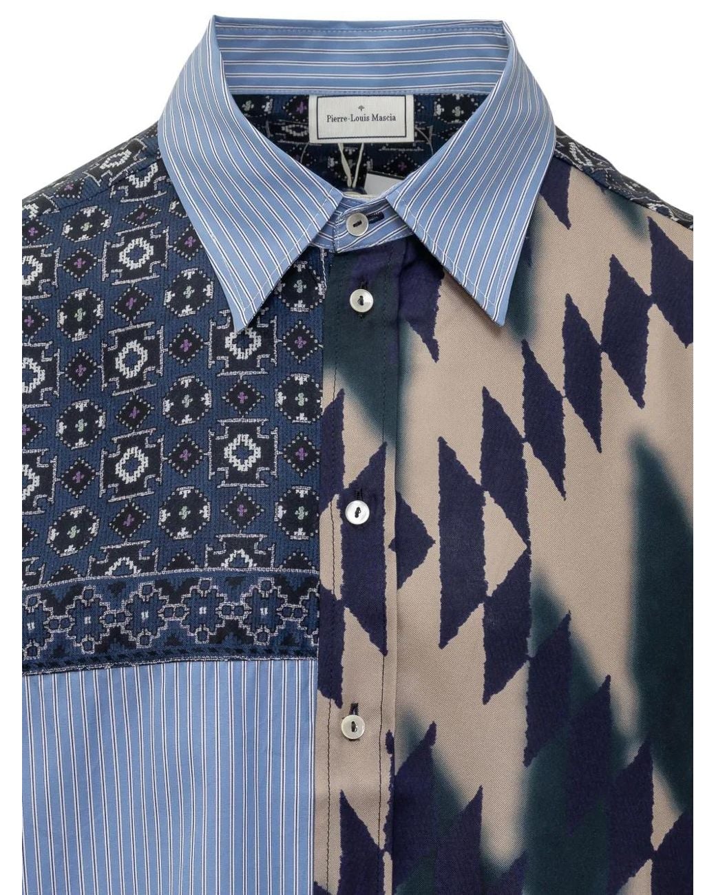 Pierre Louis Mascia Blue Alotho Shirt for men