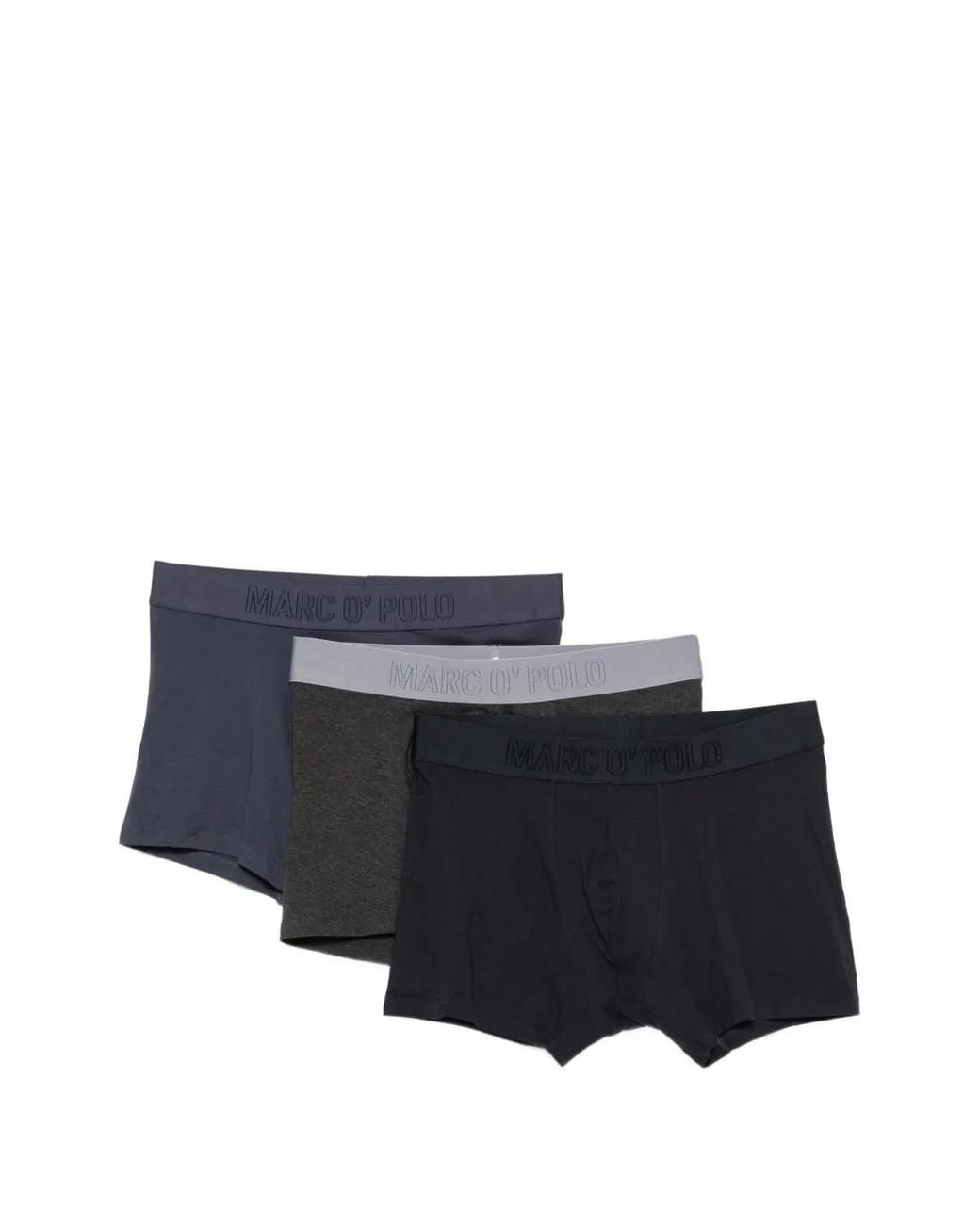 Marc O' Polo Black Logo-Waistband Boxers (Set Of Three) for men