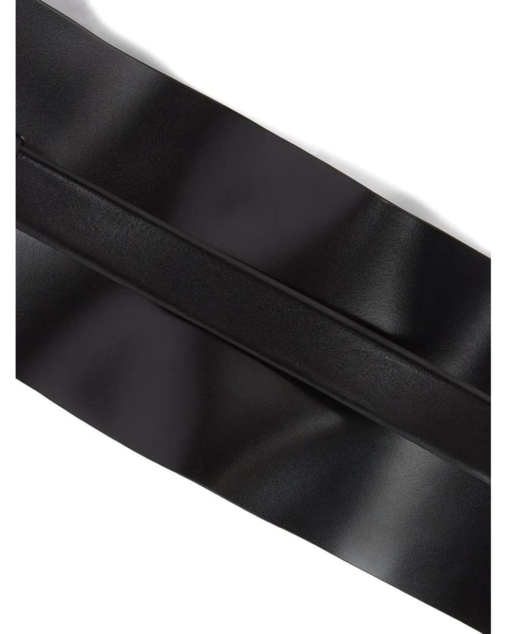 Karl Lagerfeld Black Essential Multifunction Leather Belt
