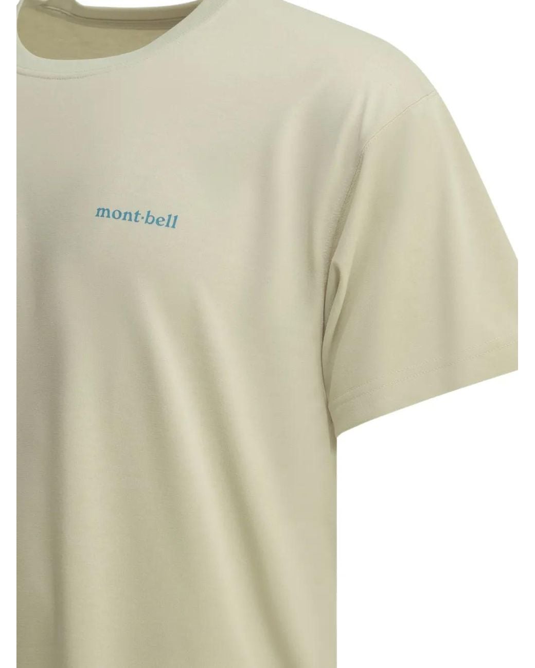 Montbell White Wickron Bouldering T-Shirt for men