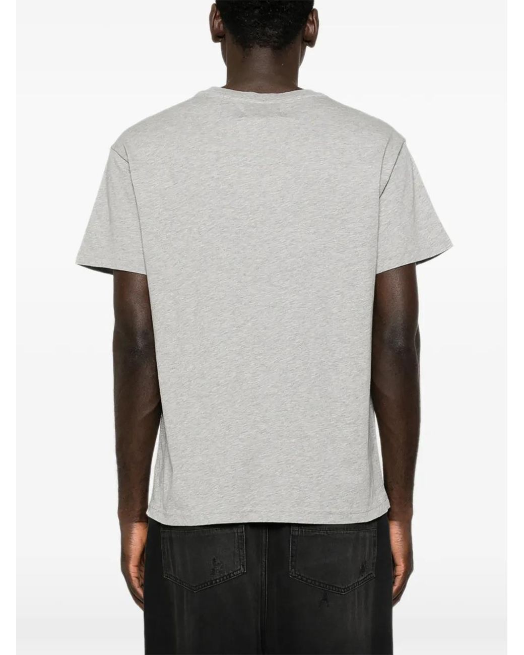 Vivienne Westwood Gray Orb-Embroidered T-Shirt for men