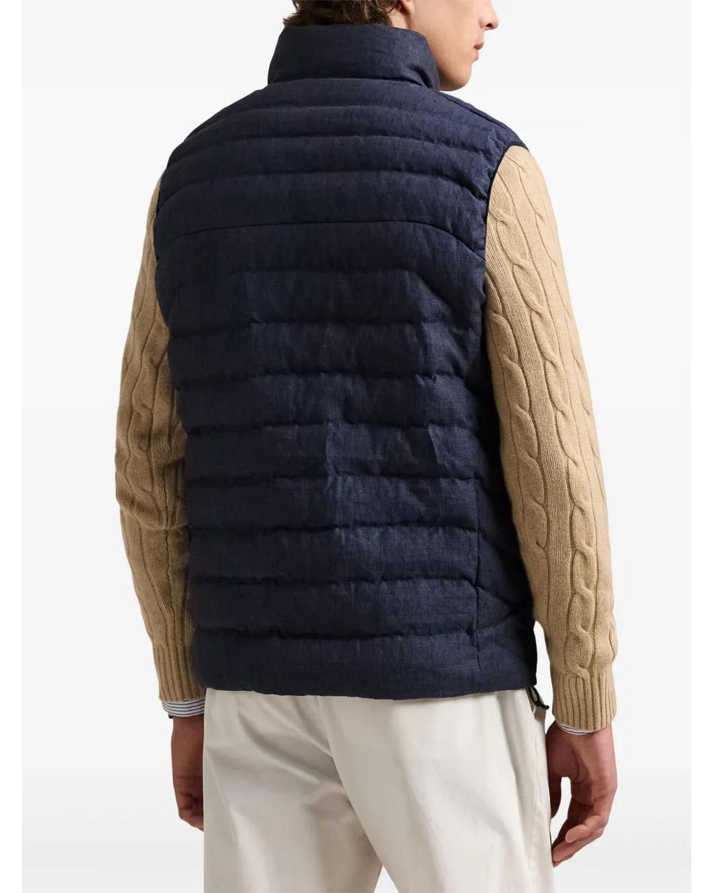 Polo Ralph Lauren Blue Padded Gilet for men