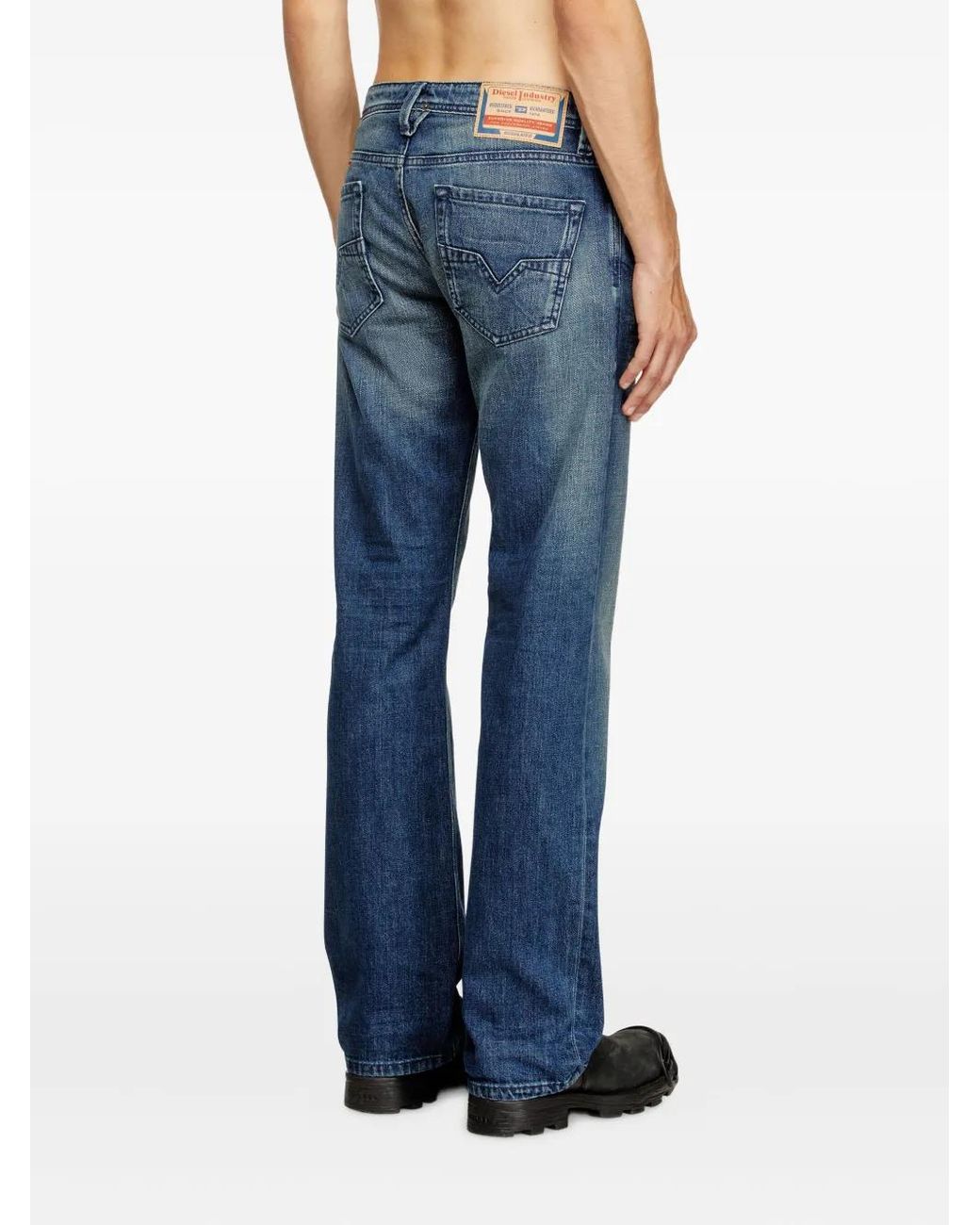 DIESEL Blue Regular Jeans Low Waist 1985 Larkee for men