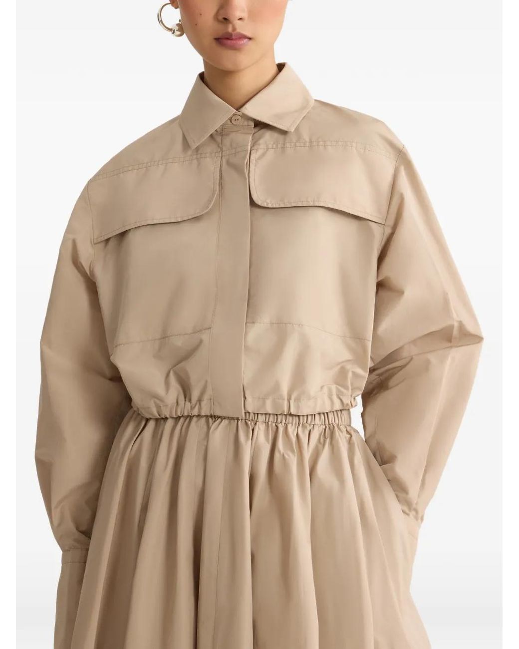 Patou Natural Cropped Shirt