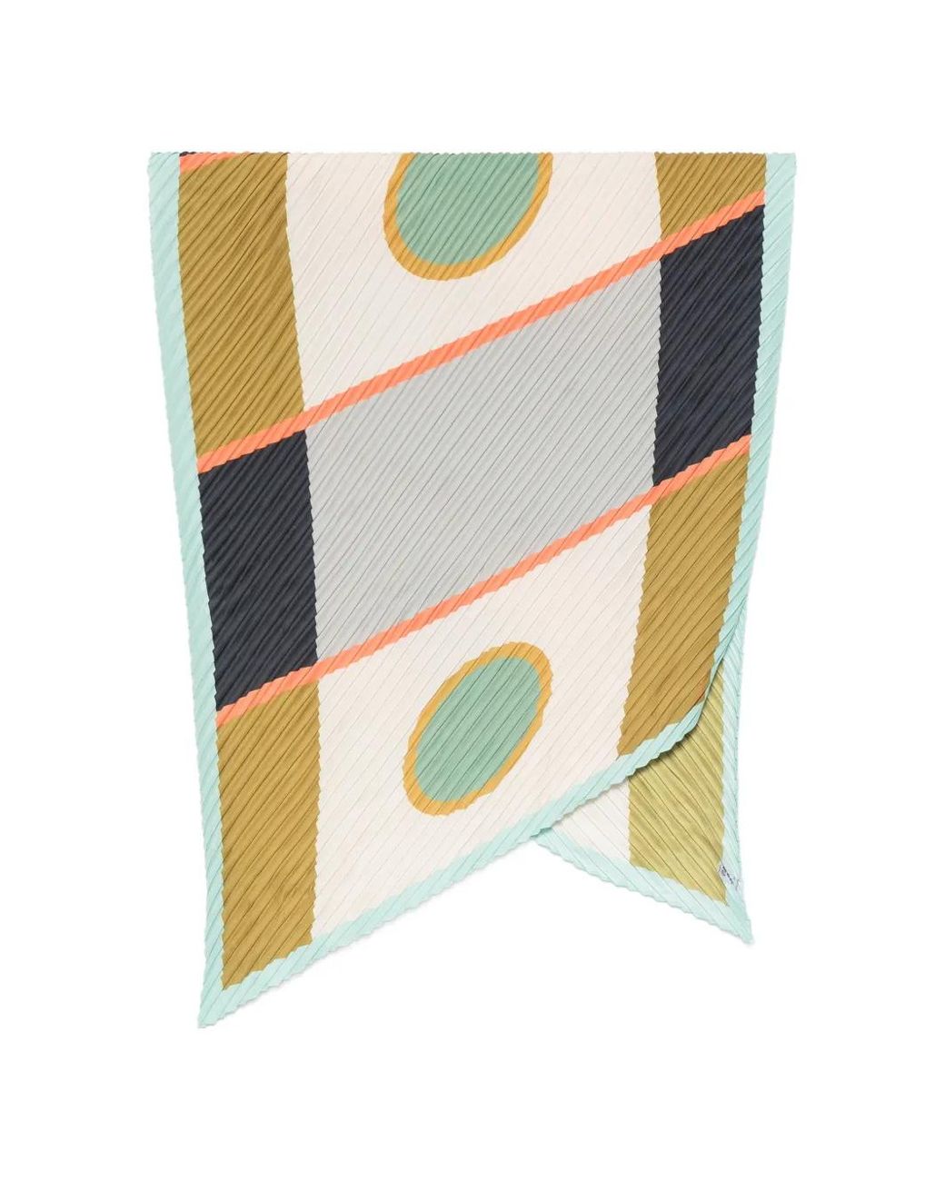 MULTITUDES BAGS Blue Multitudes Afrodite Pleated Scarf