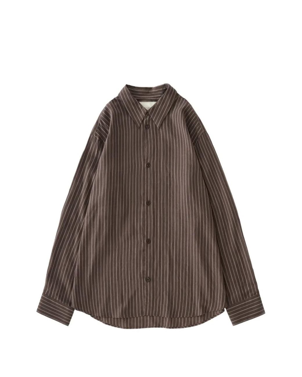 Studio Nicholson Brown View Striped Shirt for men