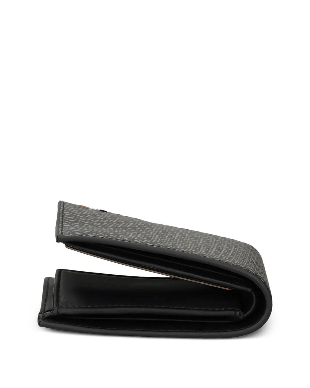 Boss Black Patterned Wallet for men