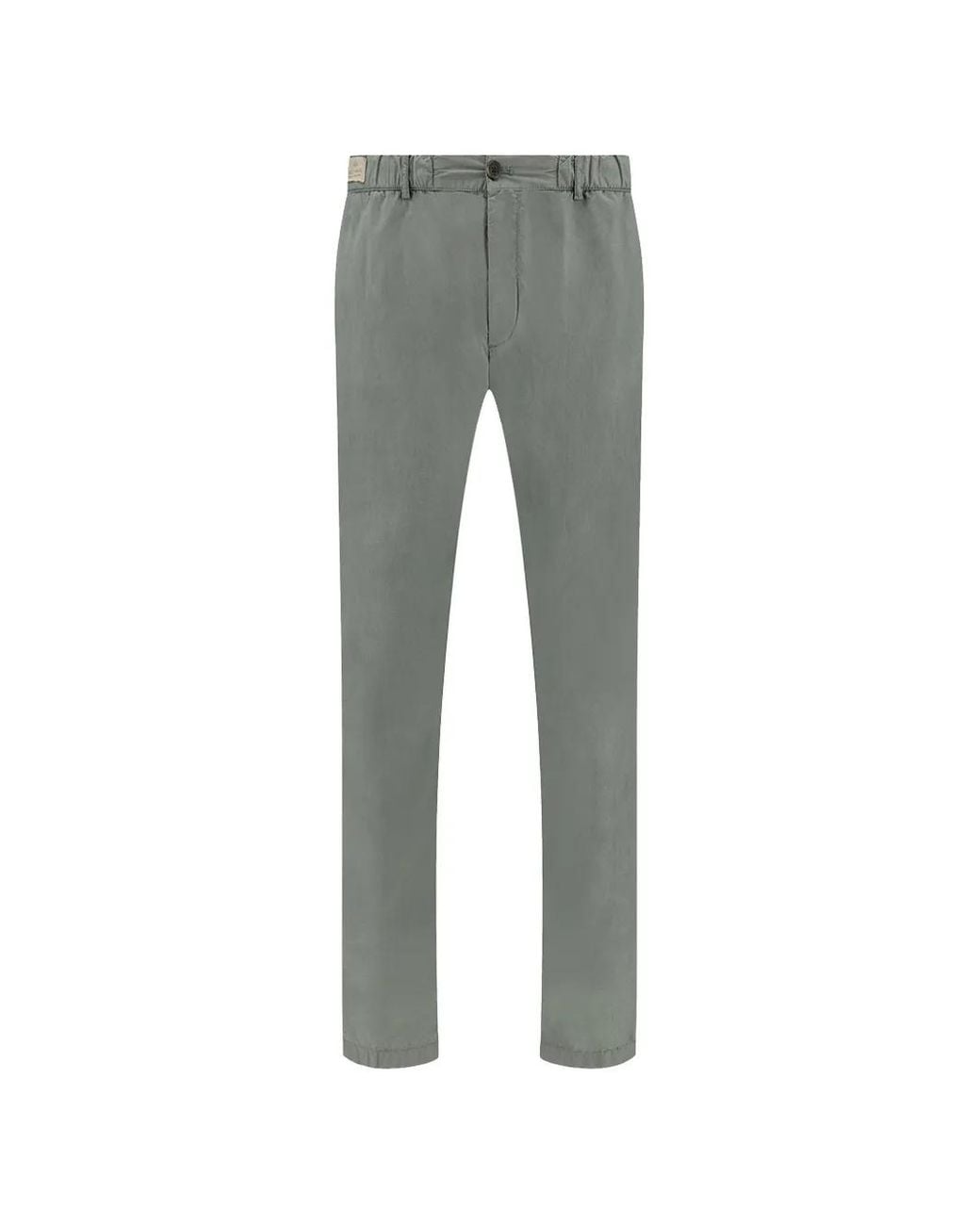 Paul & Shark Gray Cotton Chino Pants for men