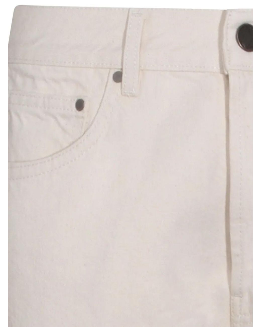Lardini Geknöpfte Jeans in White für Herren