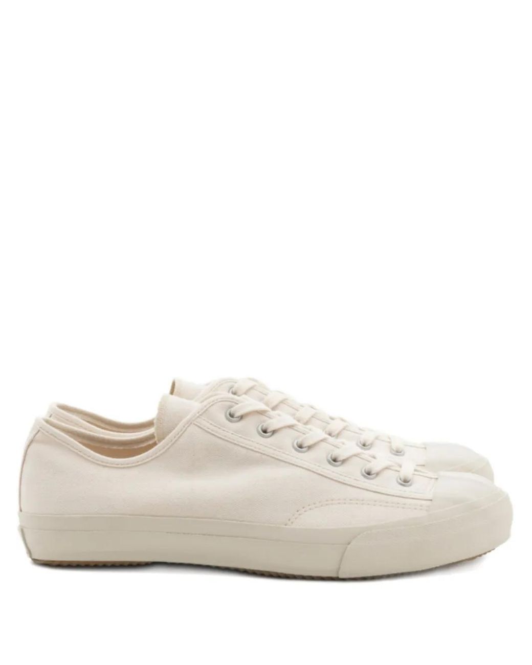 Moonstar White Gym Classic Canvas Lace-Up Sneakers for men
