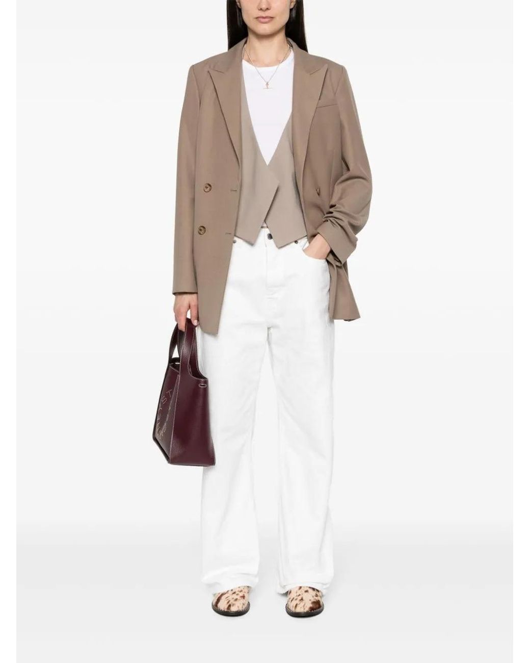 AMI Multicolor Open-Front Waistcoat