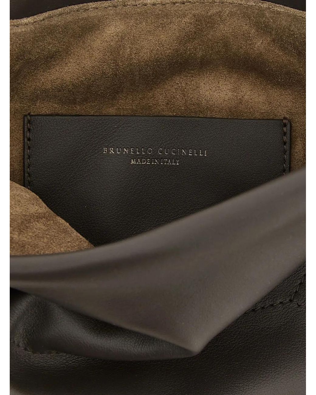 Brunello Cucinelli Gray Bc Duo Monili Clutch Bag
