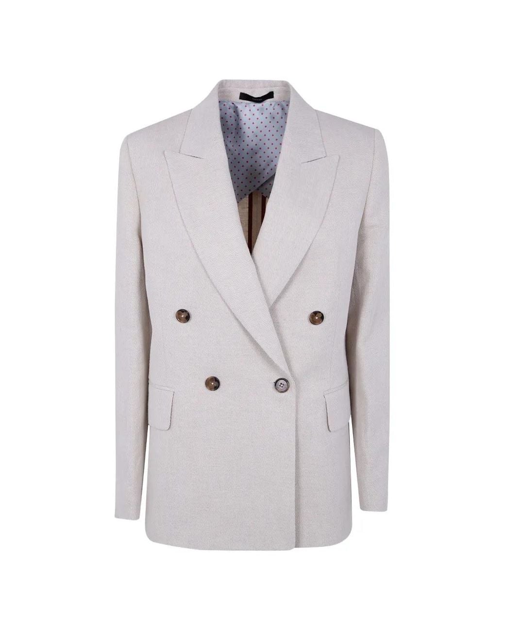 Paul Smith Gray Double Breasted Jacket