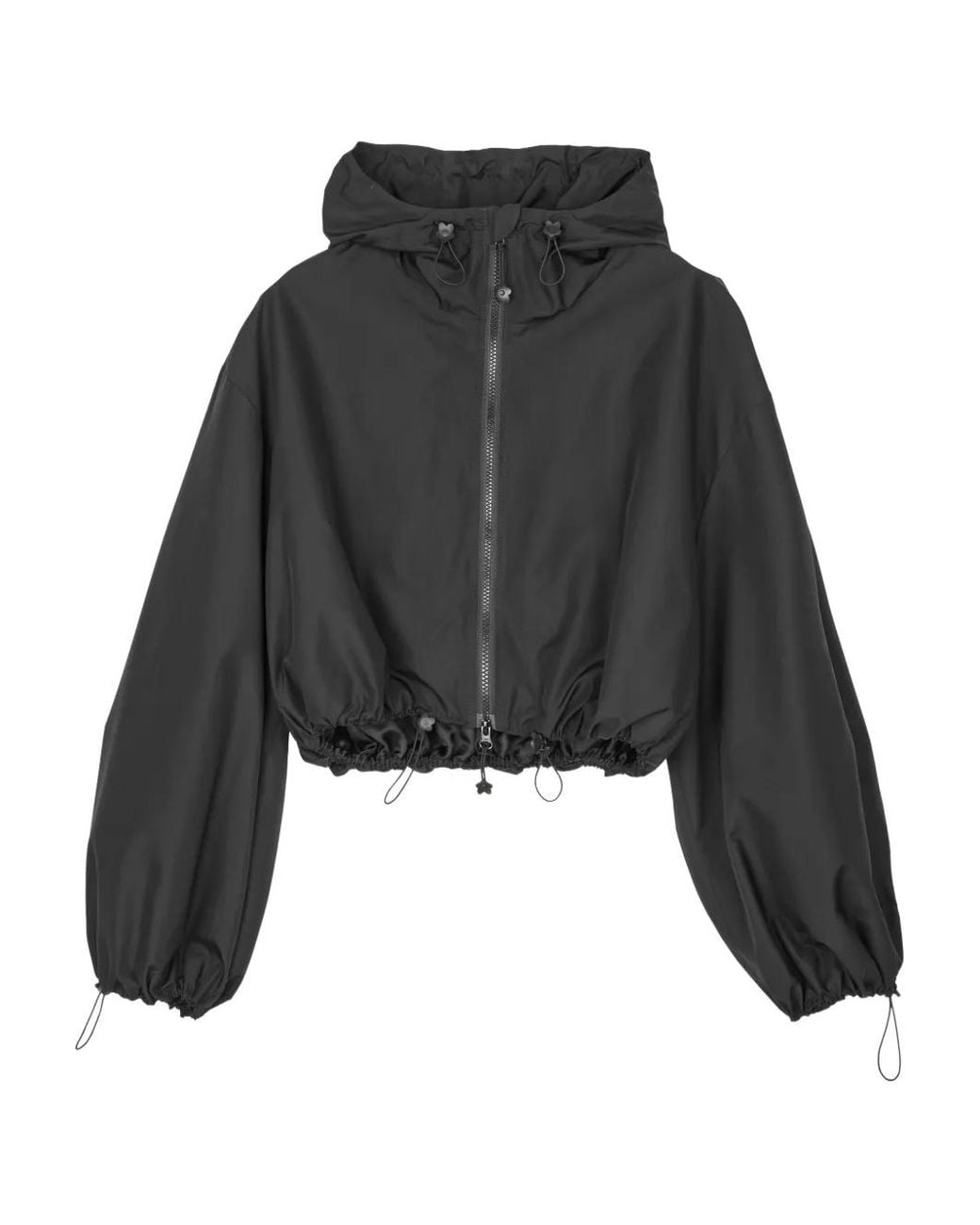 CECILIE BAHNSEN Black Aisha Drawstrings Jacket
