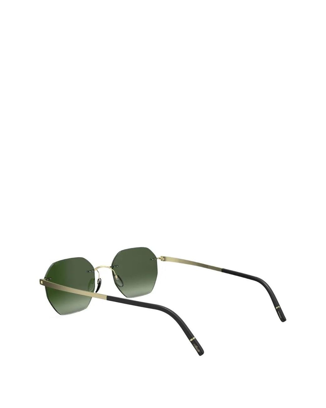 Silhouette Green Lunettes De Soleil À Monture Géométrique