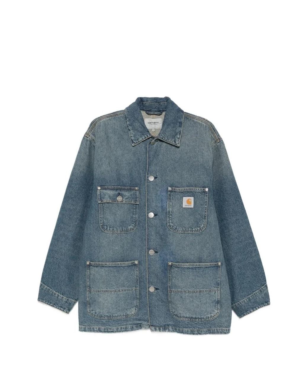Carhartt Blue Aden Chore Coat for men