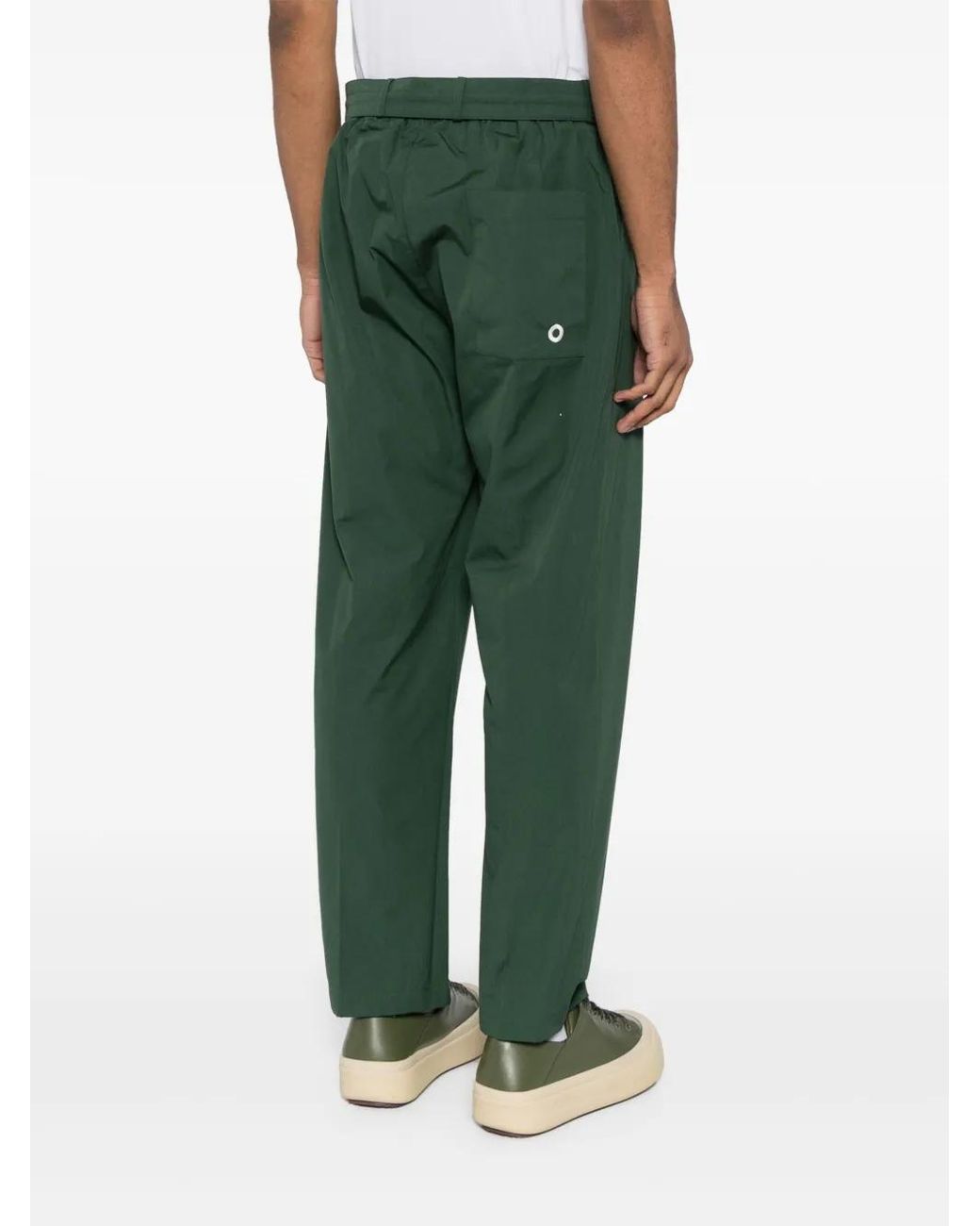 Craig Green Green Cotton Tapered Trousers for men