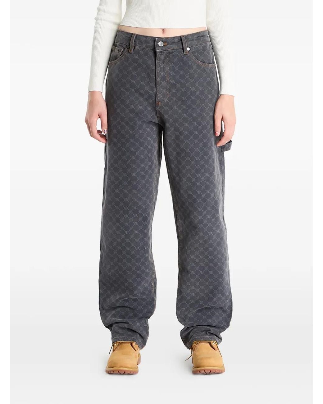 Daily Paper Gray Monogram Workwear Jeans