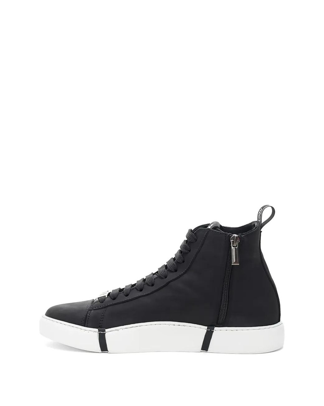 Roberto Cavalli Black Baskets Montantes À Lacets