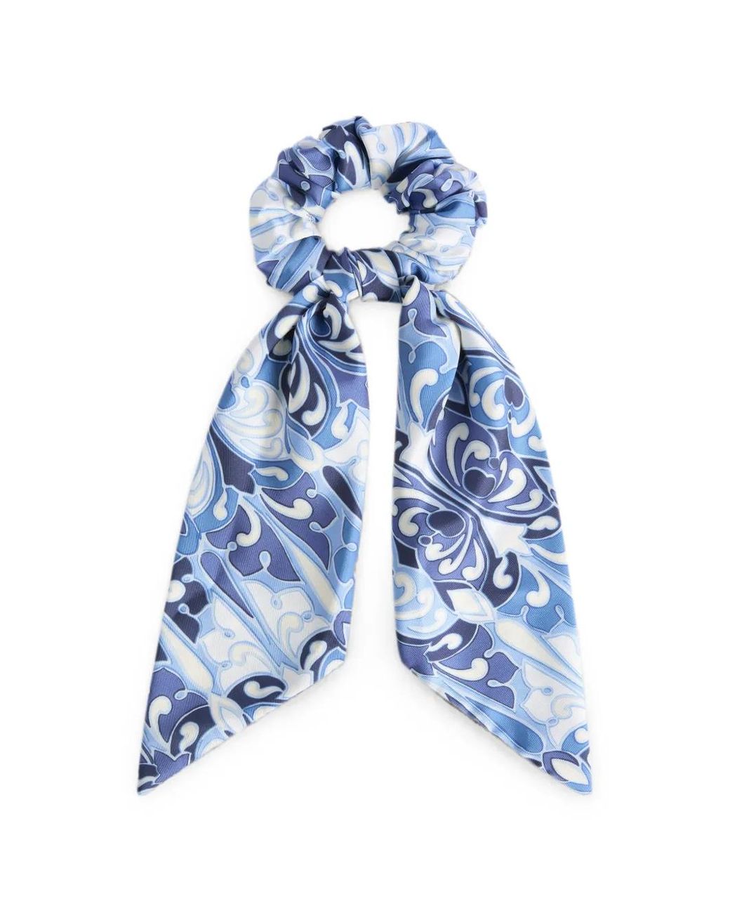 LaDoubleJ Scrunchie Met Strik in het Blue
