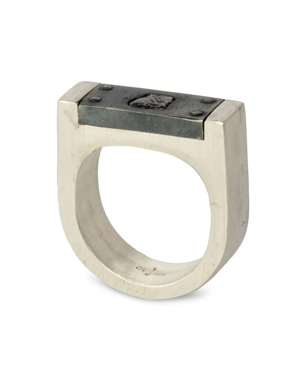 Parts Of 4 Metallic Plate Diamond Ring