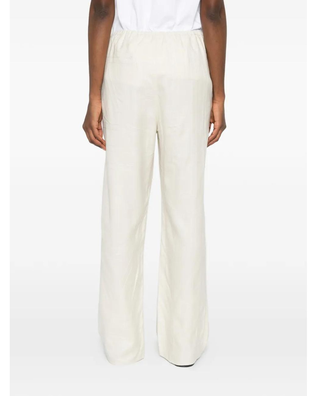 Totême White Pyjama Mit Monogramm