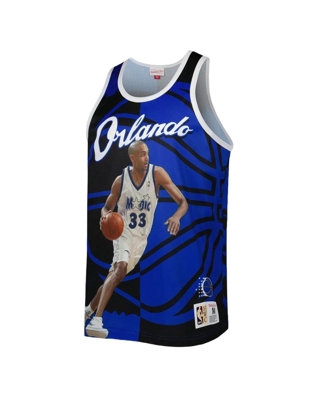 Mitchell & Ness Blue Grant Hill Orlando Magic Vest for men
