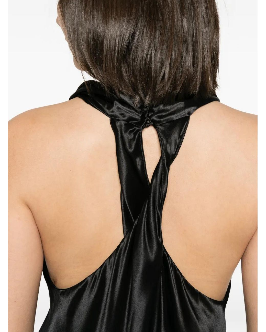 ANDAMANE Black Zeyne V-Neck Blouse