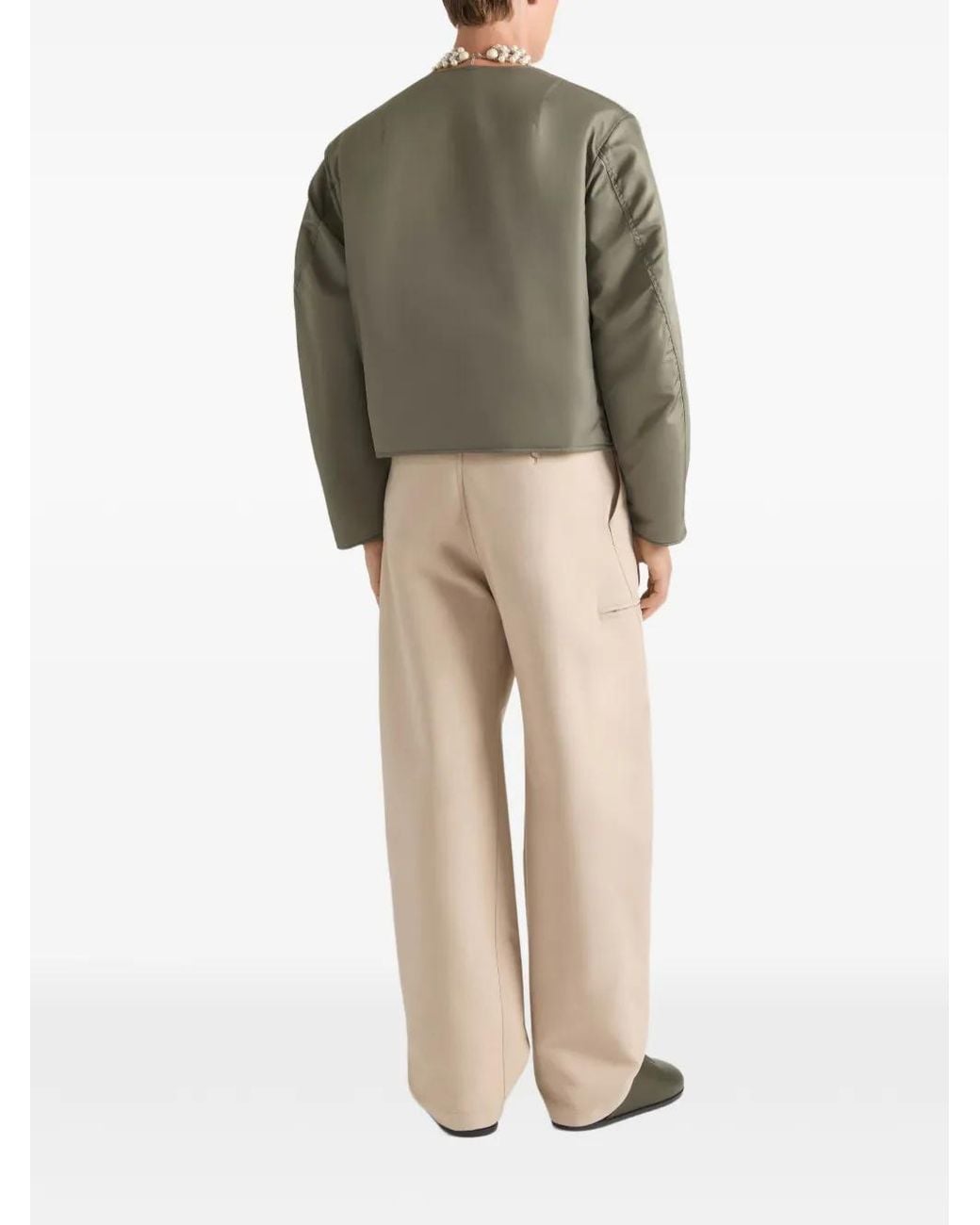 Givenchy Green Couture Seam Bomber for men
